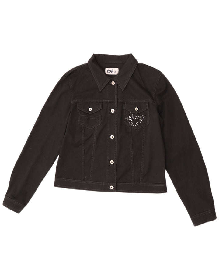 Chaqueta Bomber Byblos Mujer IT 50 XL Algodón Negro