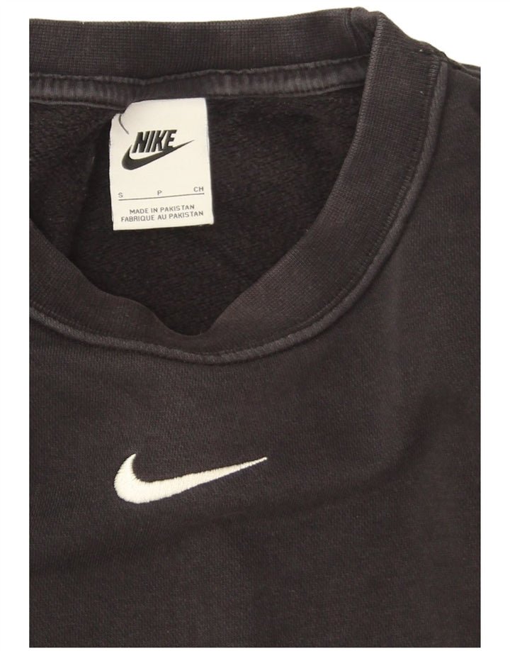 Nike - Sudadera holgada para hombre (talla pequeña), color negro