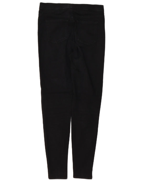 Marks & Spencer Jeans Jegging para Mujer UK 10 Small W28 L29 Algodón Negro