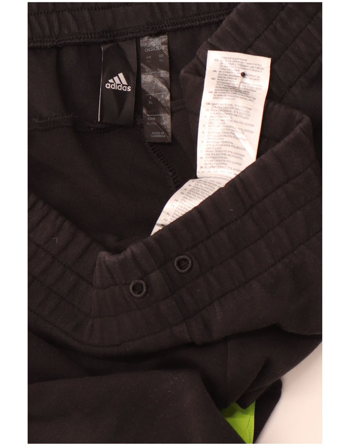 ADIDAS Pantalones de chándal para hombre Joggers XL Negro Colorblock Algodón