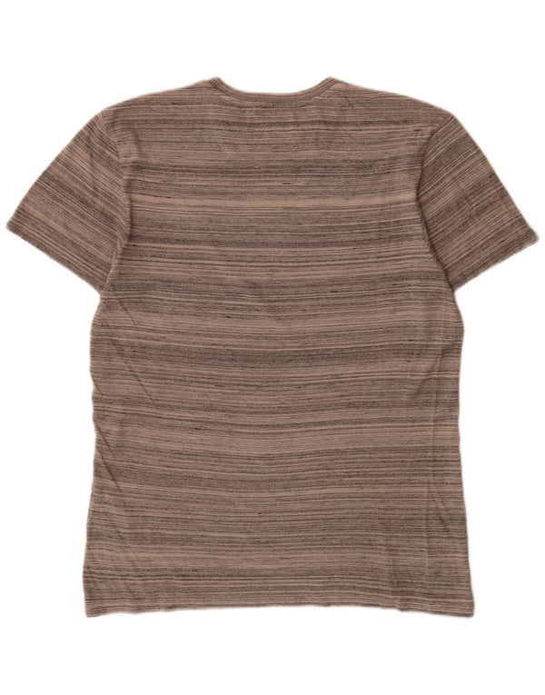 Lyle & Scott - Camiseta para hombre, color gris medio, algodón a rayas