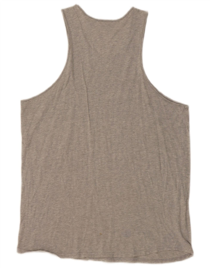 Fila Camiseta sin mangas para mujer UK 44 Algodón gris medio