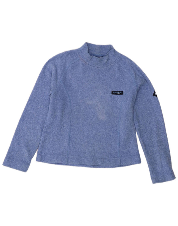 Reebok Mujer Sudadera Jumper UK 12 Medio Azul Poliéster