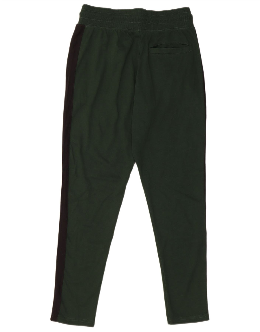 Zara Hombre Pantalones De Chándal Pequeño Algodón Color Block Verde