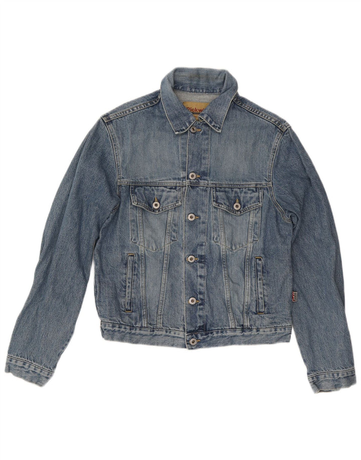 Pickwick Chaqueta vaquera para hombre UK 38 Algodón azul medio