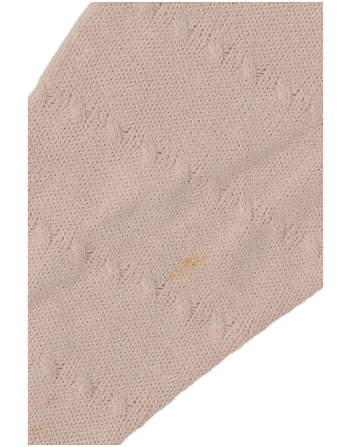 Portobello's Jersey corto con cuello redondo para mujer IT 42 Algodón rosa medio