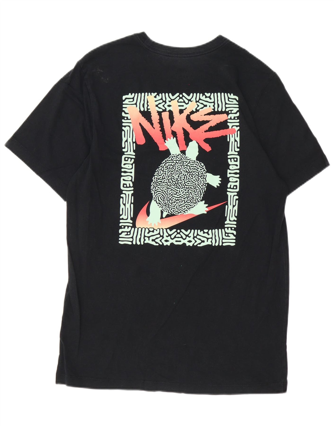Nike Camiseta gráfica para hombre, parte superior mediana negra