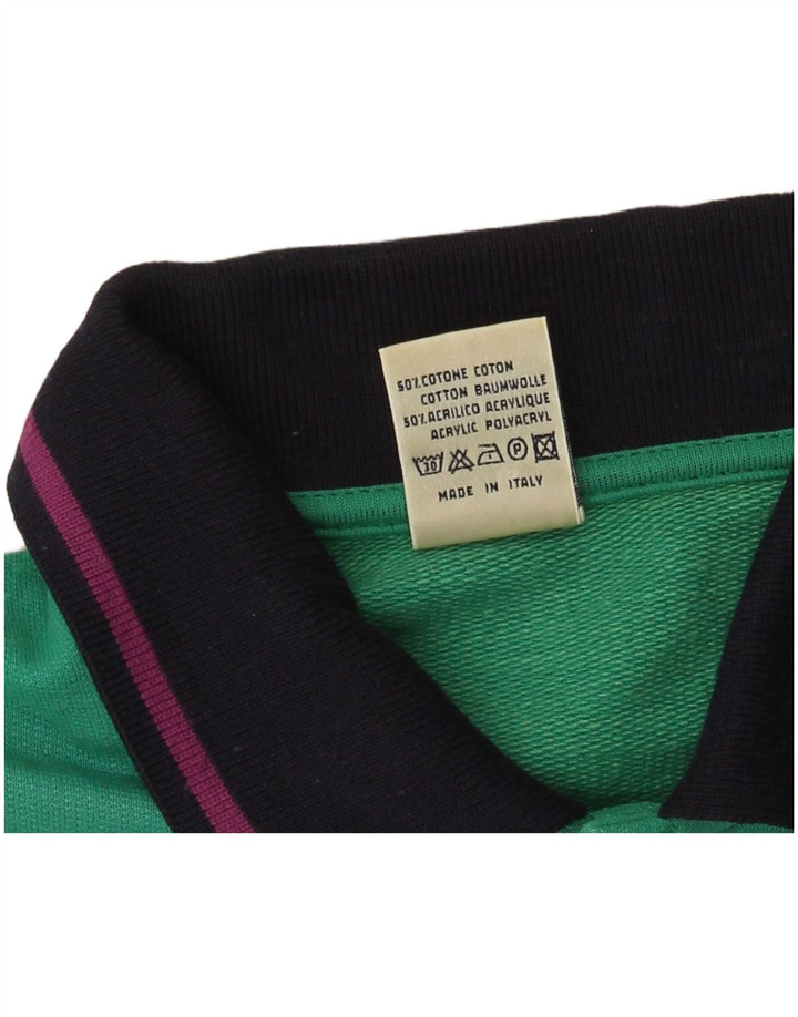 Campagnolo Sudadera tipo jersey para hombre UK 40 Medium Turquesa Colorblock