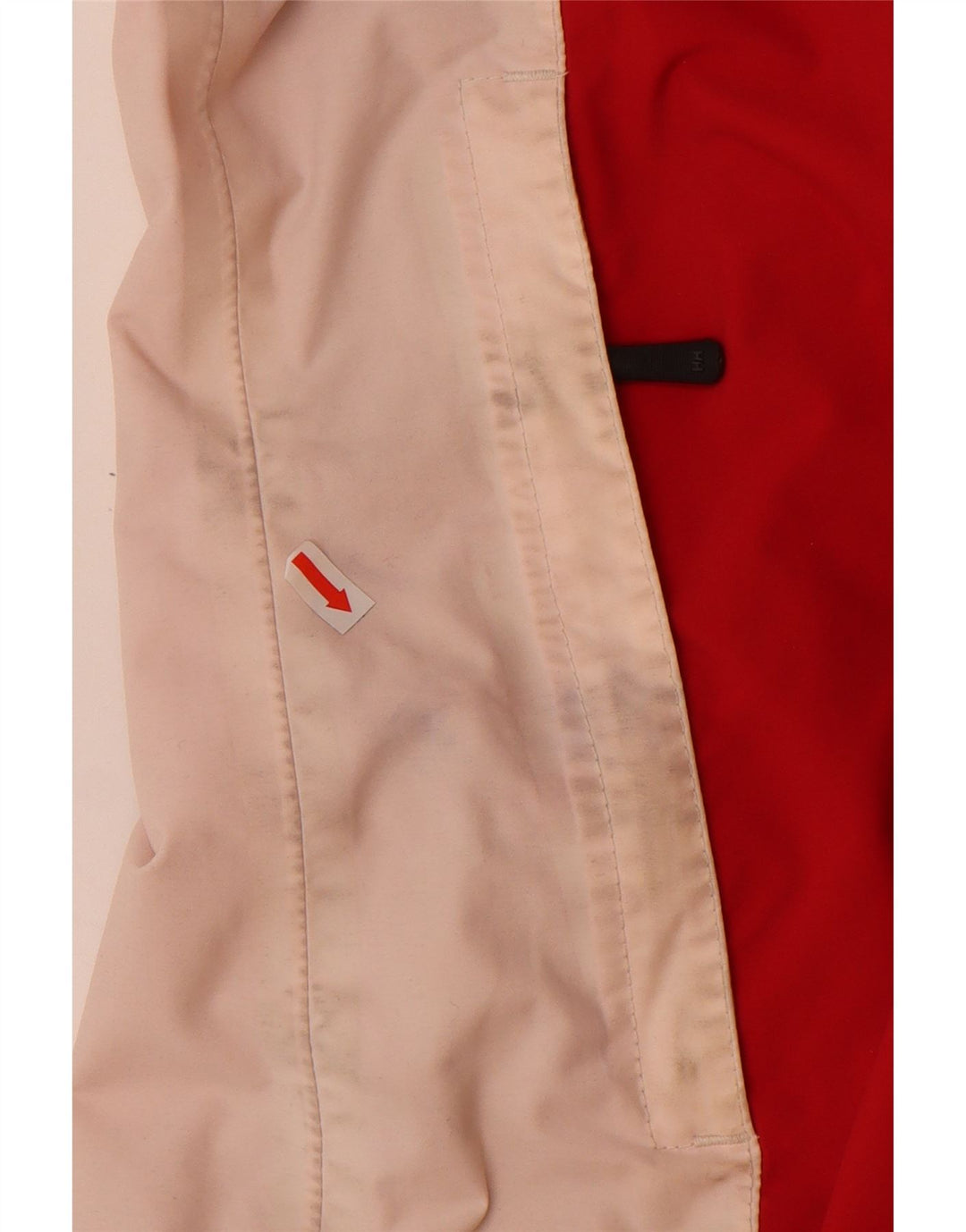 HELLY HANSEN Chaqueta impermeable con capucha para mujer ES 40 XL Poliéster color rojo