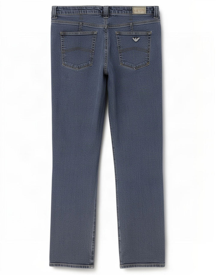 Jeans Armani Mujer Rectos W33 L28 Azul