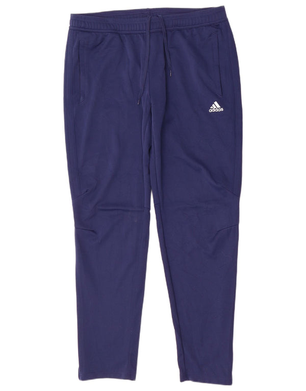 Adidas Mujer Climacool Chándal Pantalones UK 20/22 XL Azul Marino Poliéster