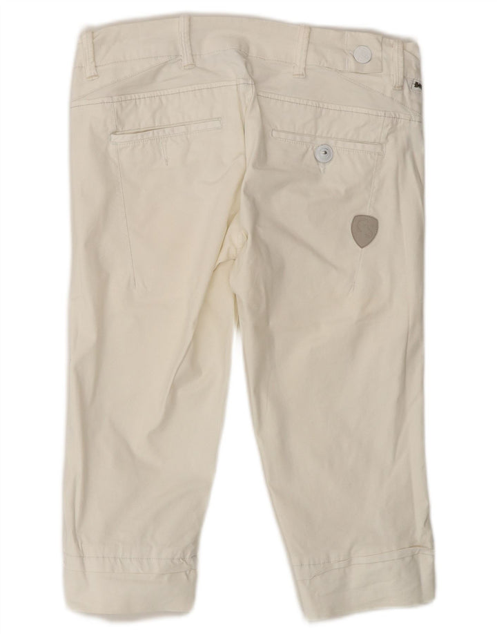 Bermudas G-Star Mujer W26 Small Blanco Algodón