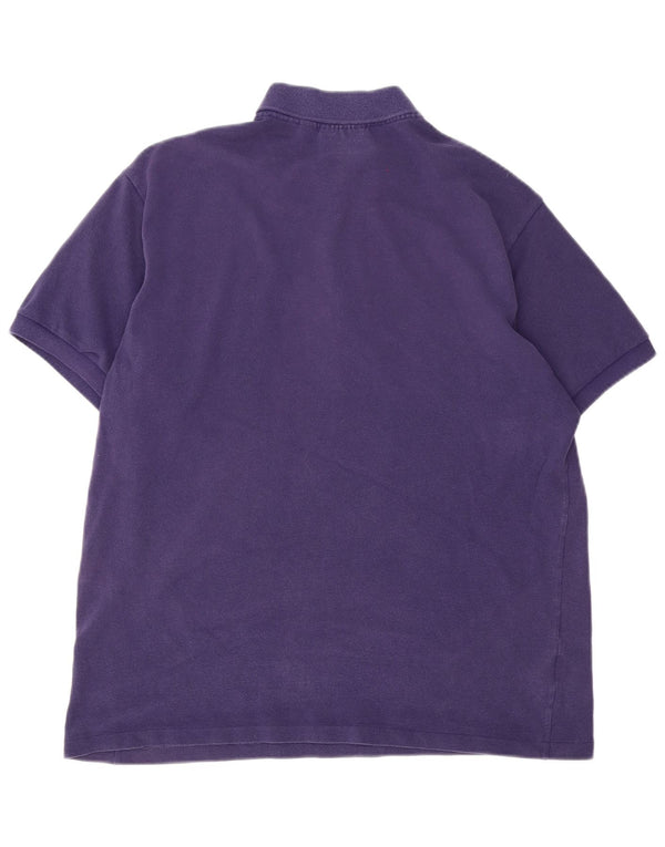 Lacoste Polo de ajuste clásico para hombre talla 6 XL algodón morado