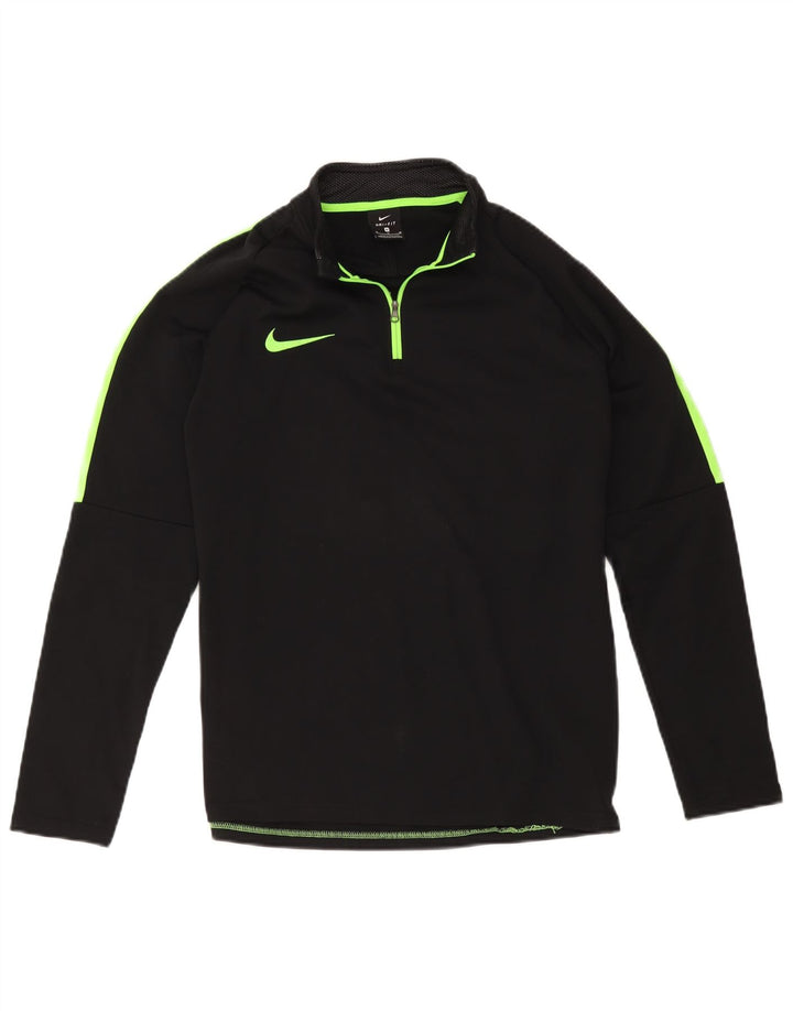 Nike Dri Fit - Chándal con cremallera y cuello para hombre, talla mediana, color negro