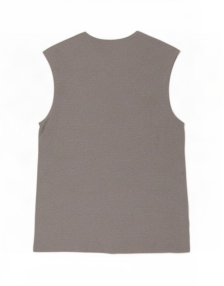 Champion Camiseta Sin Mangas Con Gráfico Para Hombre Grande Gris