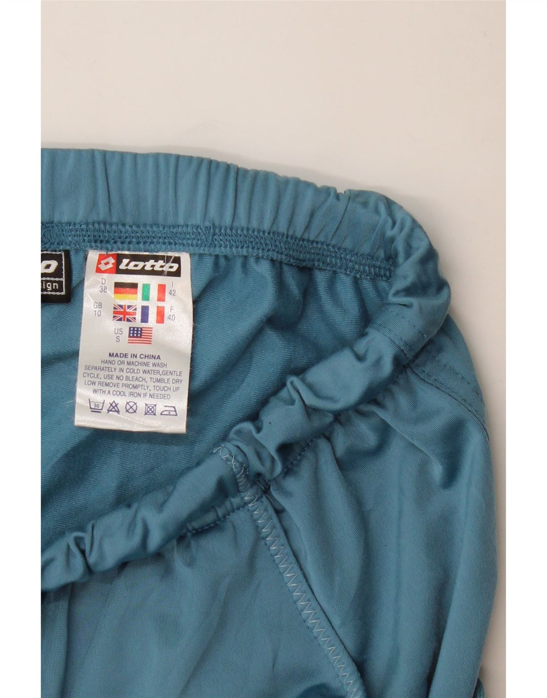 LOTTO Pantalones de Chándal para Mujer UK 40 Small Azul Poliéster