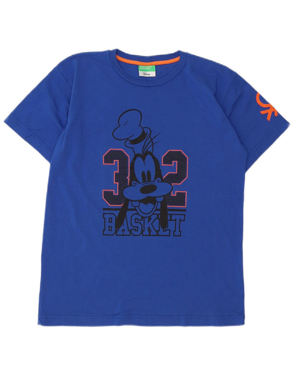 Benetton Camiseta Estampada Disney para Niños 11-12 Años 2XL Algodón Azul