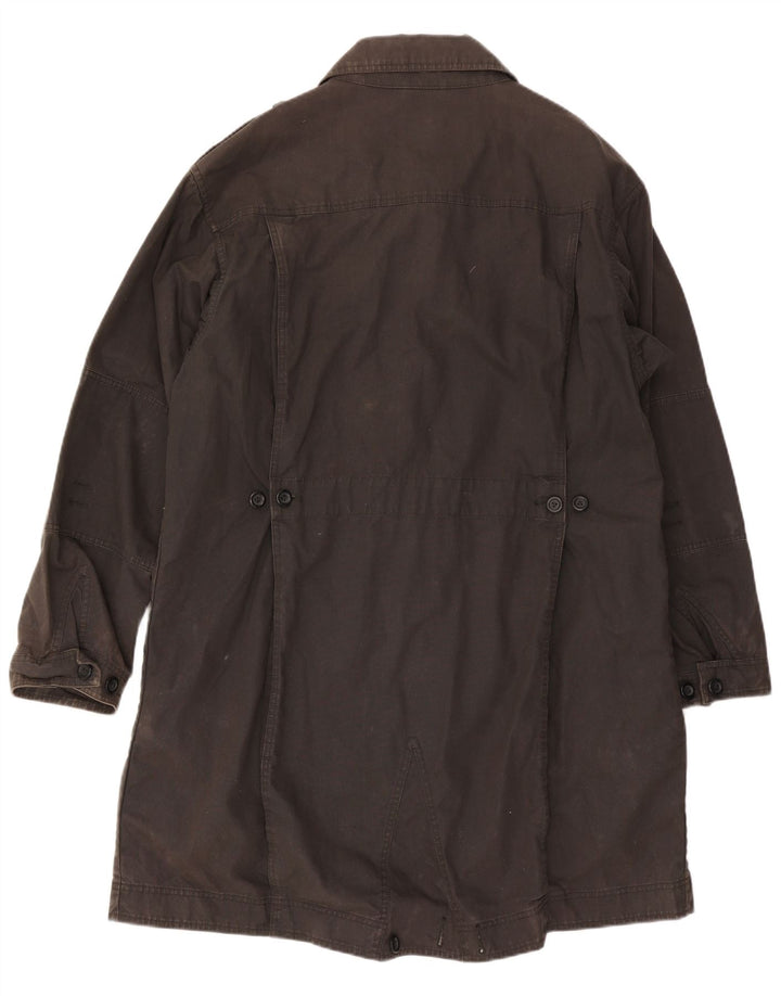 Diesel Abrigo militar para hombre UK 40 Grande Algodón gris