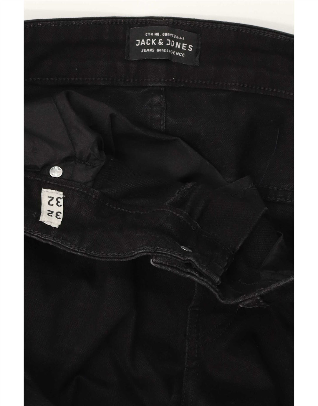 Jack & Jones Vaqueros ajustados para hombre W32 L32 Negro