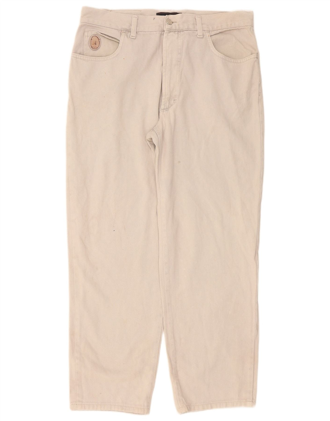 Vaqueros Trussardi Hombre Cónicos W34 L29 Beige