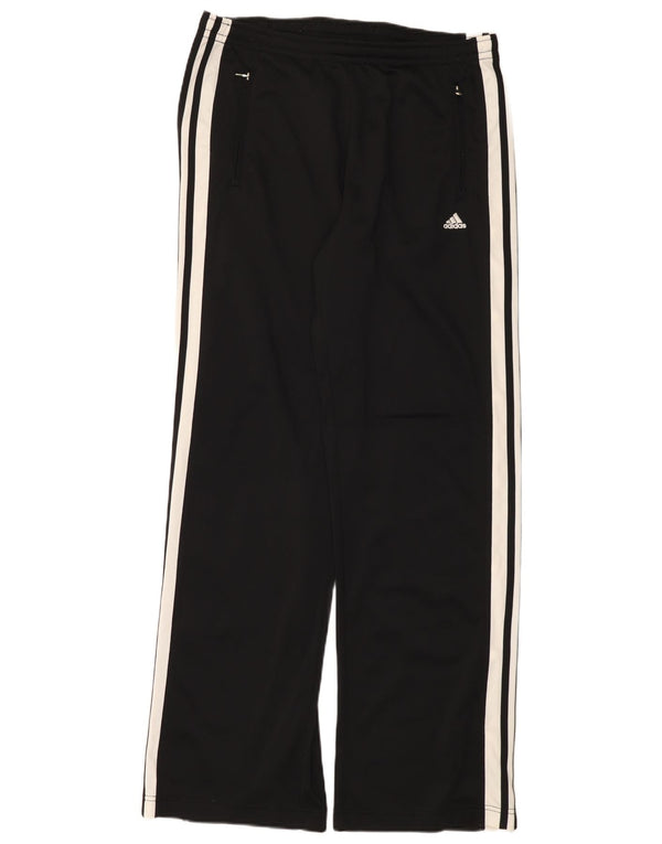 Adidas Pantalones de chándal para hombre UK 42/44 Large Negro Poliéster