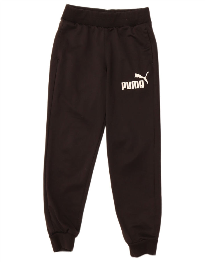 Puma Pantalones de chándal para niño Joggers 9-10 años Negro Poliéster