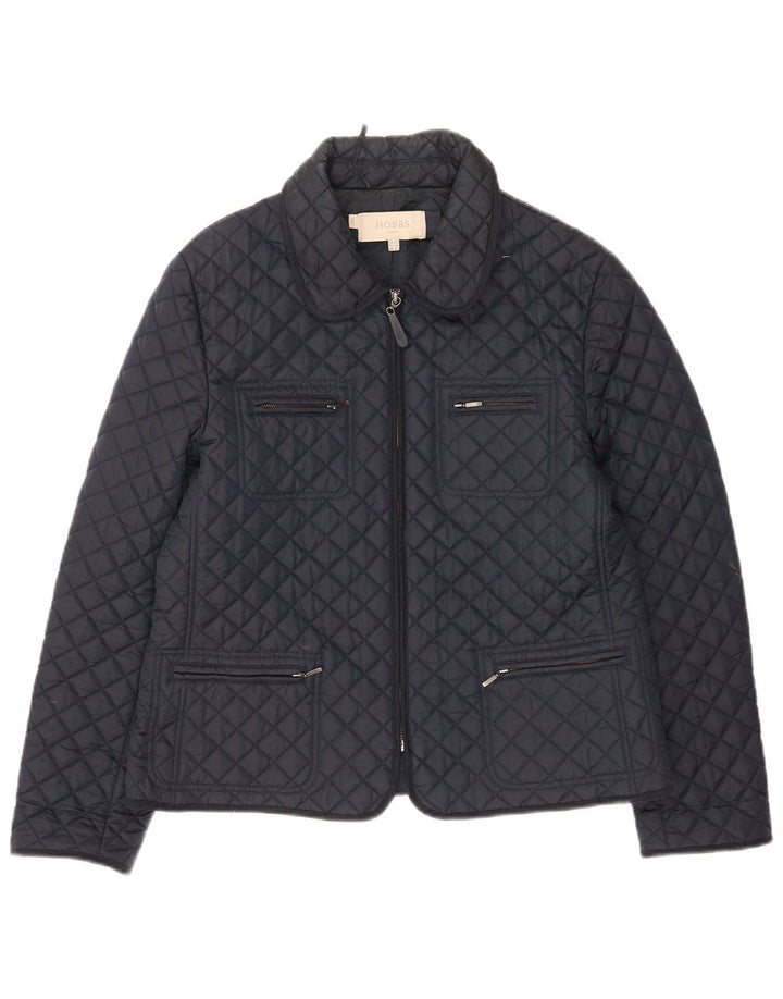 Hobbs Chaqueta acolchada para mujer UK 40 Grande Poliamida azul marino