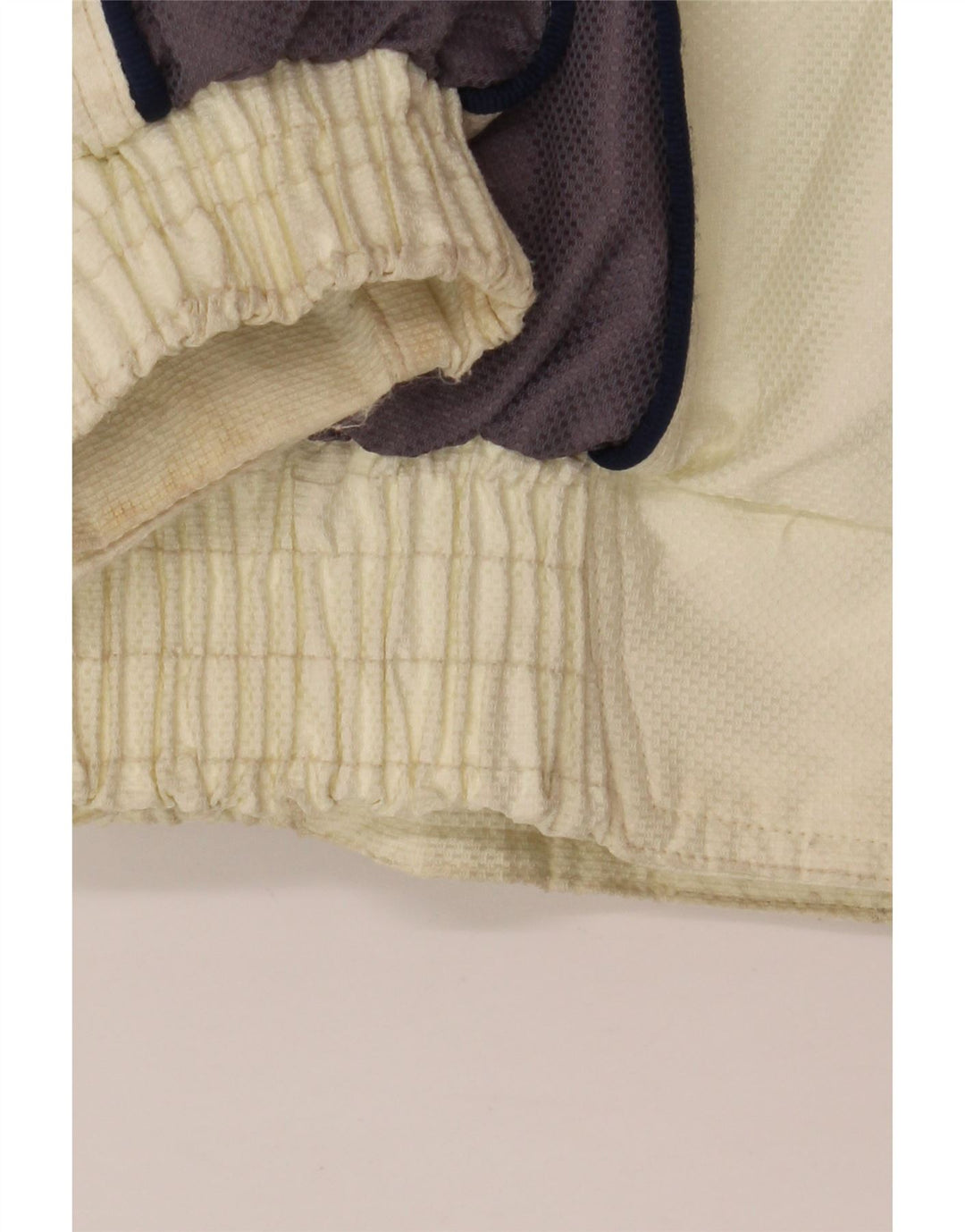 Gierre Chaqueta de esquí con capucha para hombre IT 48 Medium Off White Poliéster con bloques de color