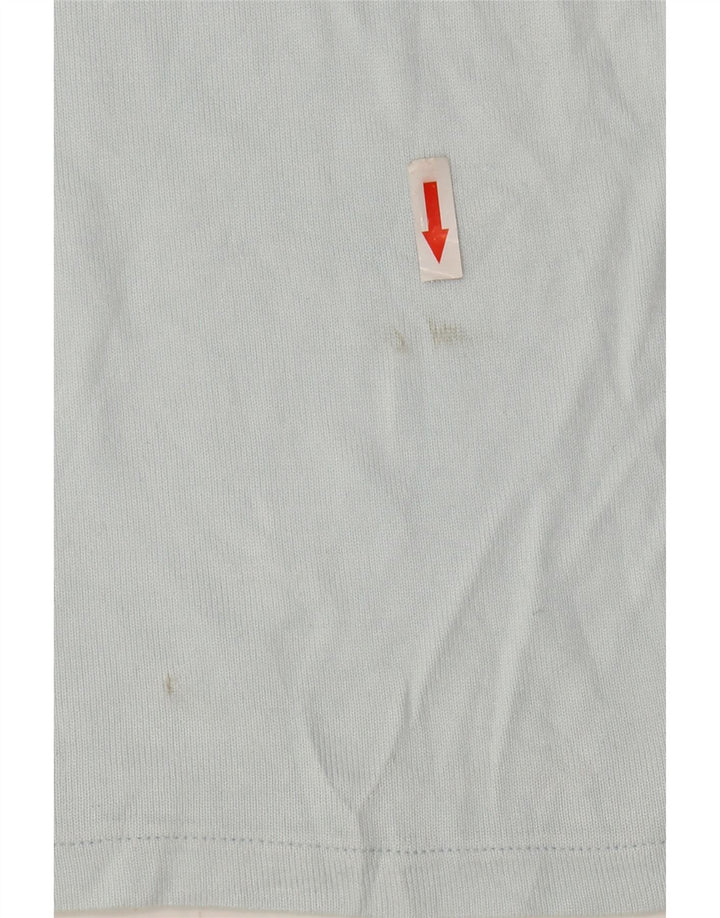 Zara Hombre Camiseta Top Grande Azul