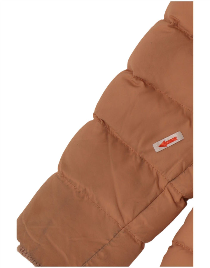 Tommy Hilfiger Chaqueta acolchada con capucha para mujer UK 10 Small Pink Poliéster