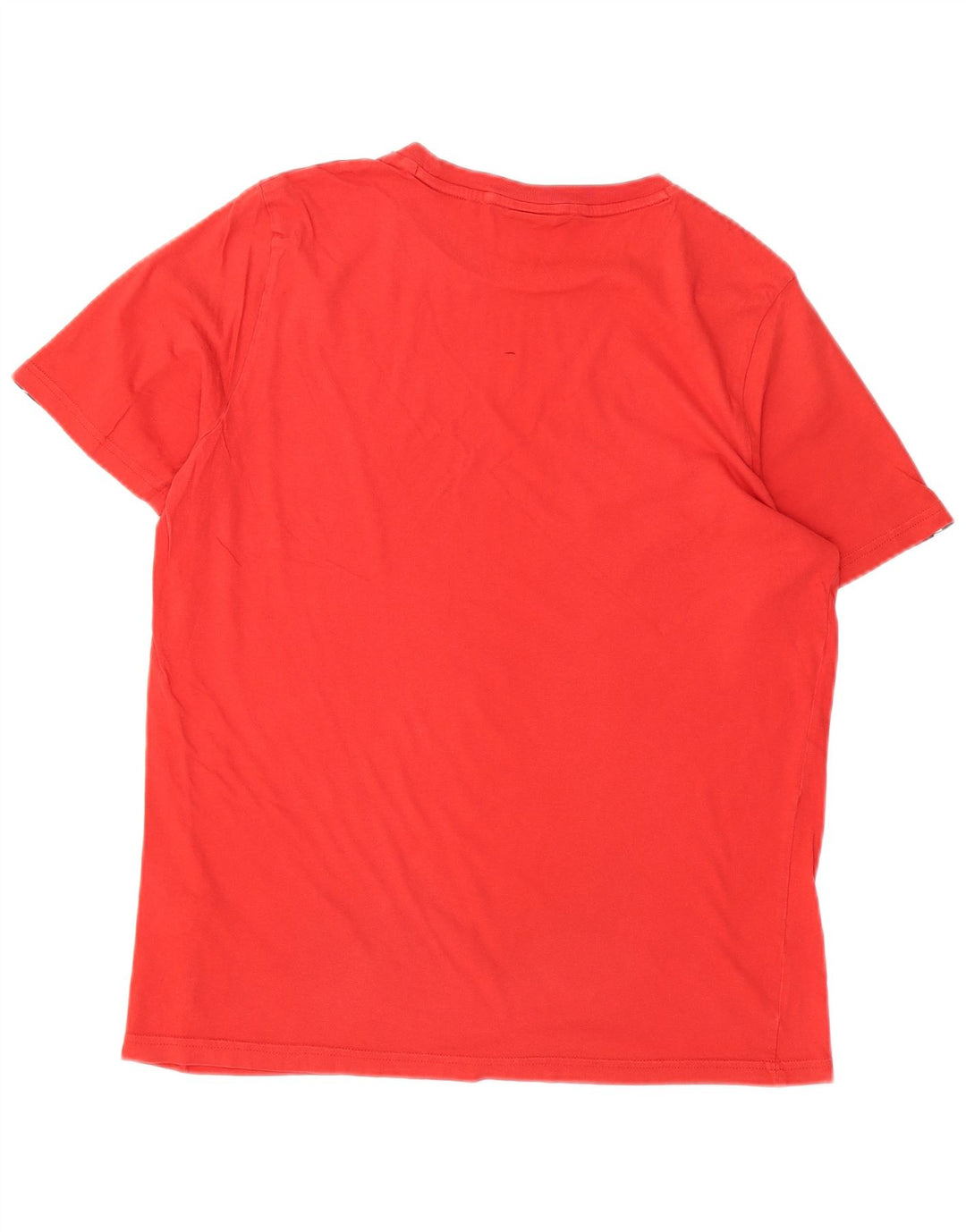 PUMA Mens Graphic T-Shirt Top Medium Red Cotton