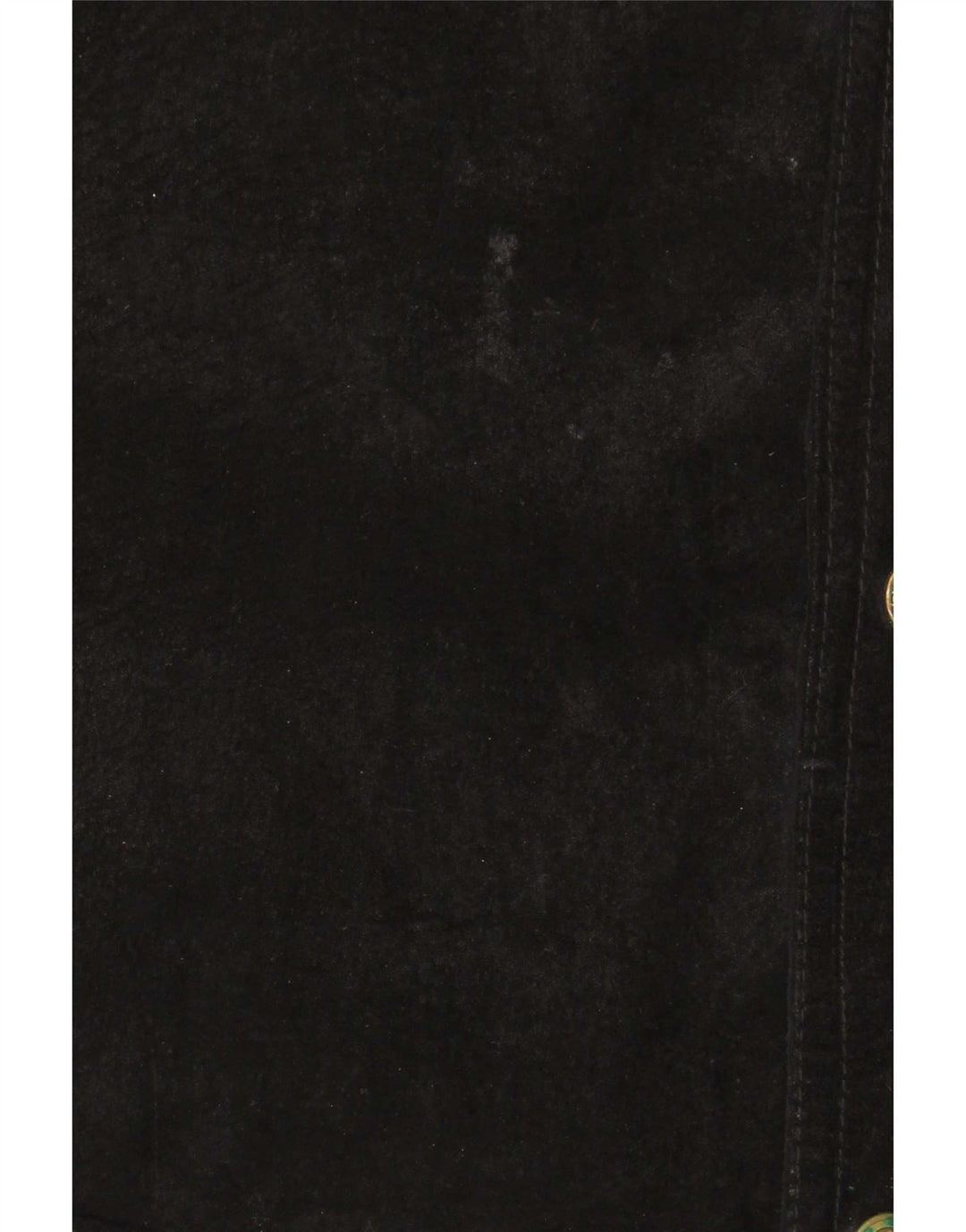 Pionier Chaleco de ante para hombre 4XL Negro