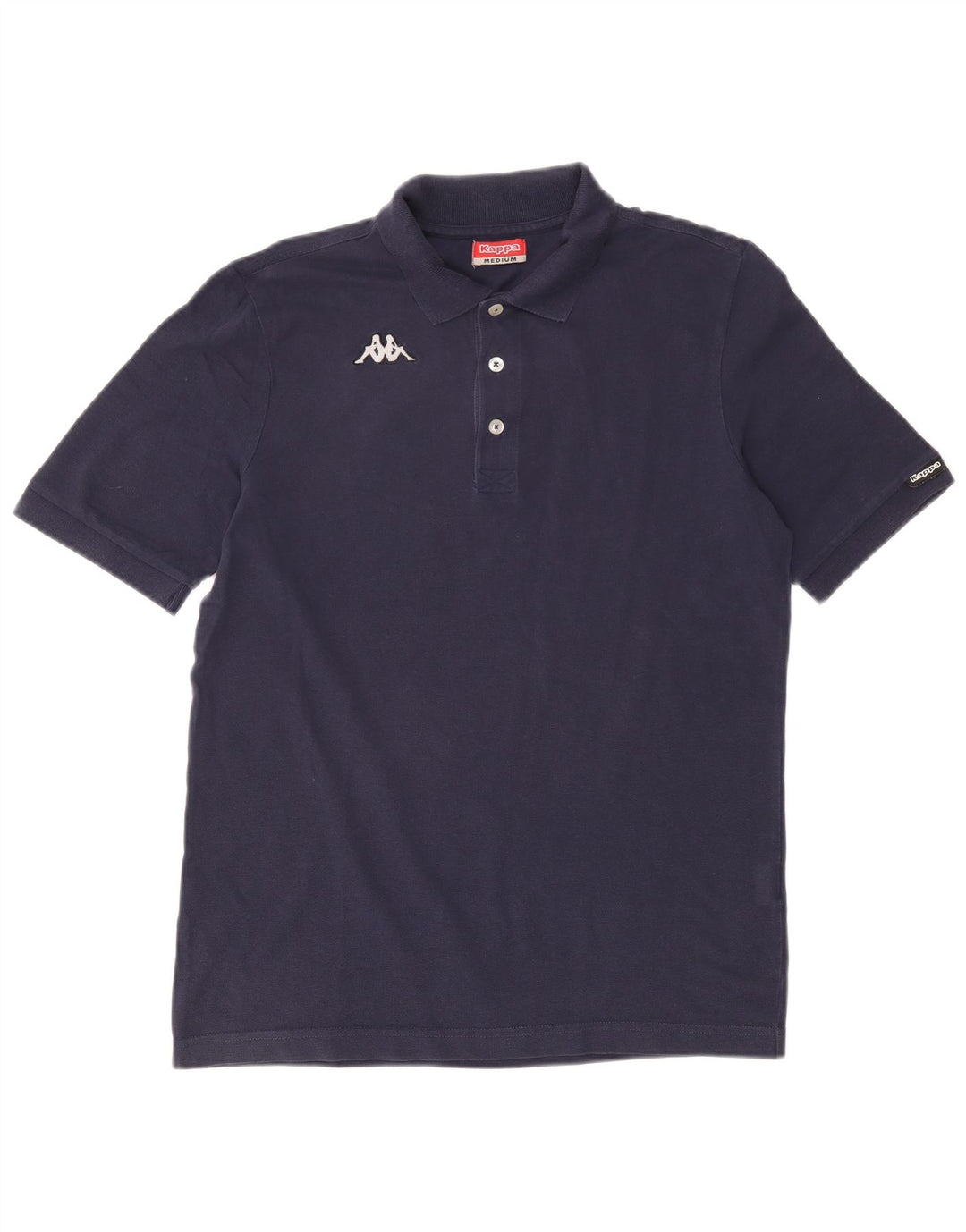Polo Kappa Hombre Algodón Azul Marino Mediano