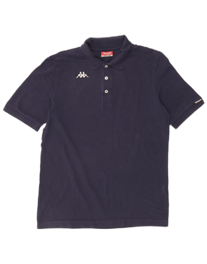 Polo Kappa Hombre Algodón Azul Marino Mediano