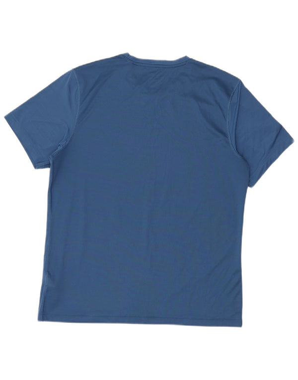 Camiseta Reebok Hombre Top Large Azul Poliéster