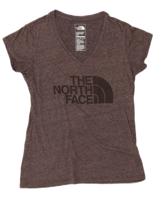 The North Face Camiseta gráfica ajustada para mujer UK 10 Small Grey Moteado