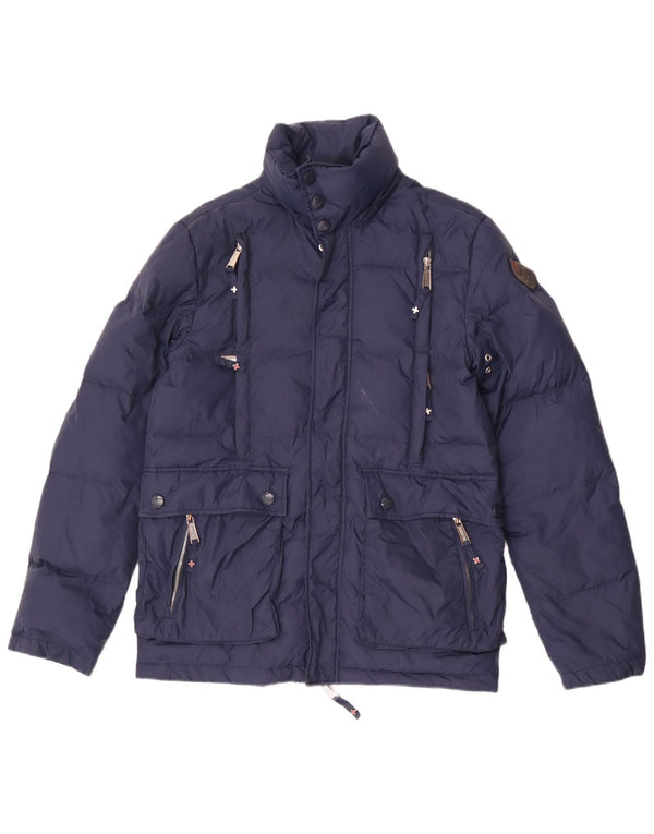 Zu Elements Chaqueta acolchada para mujer UK 36 Small Azul marino Poliamida