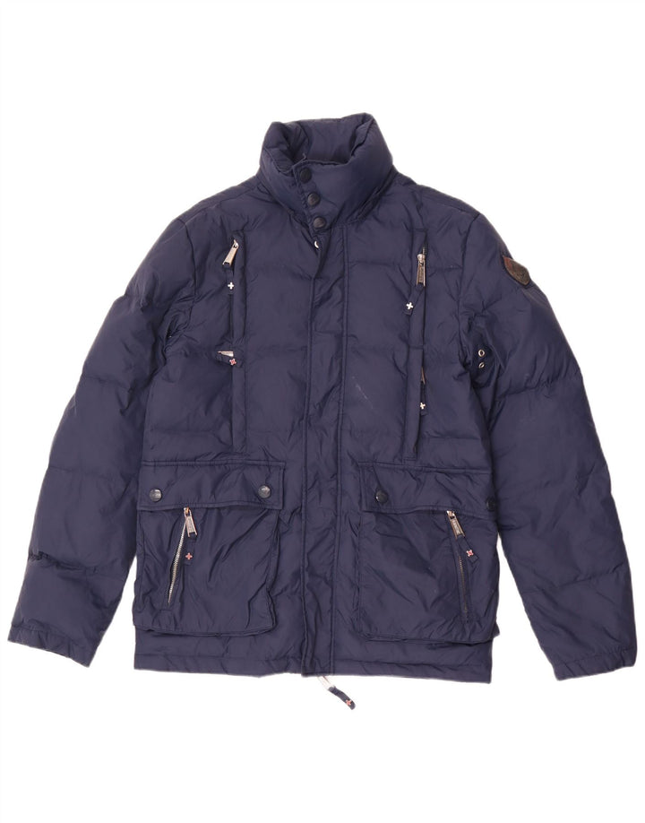 Zu Elements Chaqueta acolchada para mujer UK 36 Small Azul marino Poliamida