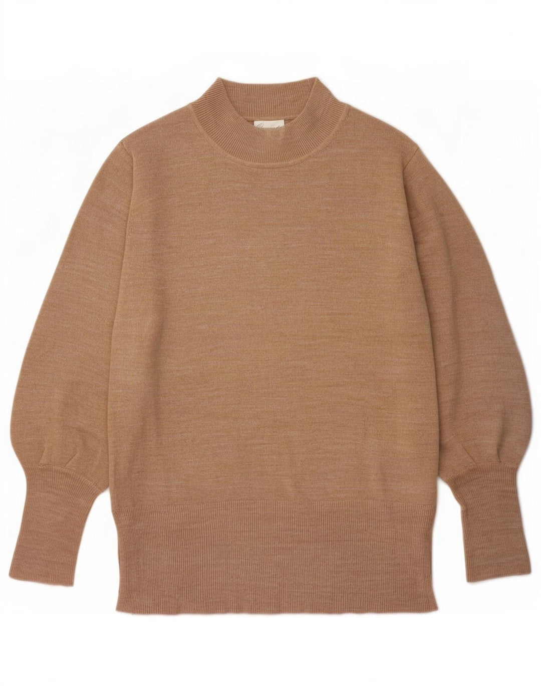 Marks & Spencer Suéter con Cuello Alto para Mujer UK 44 Medium Beige