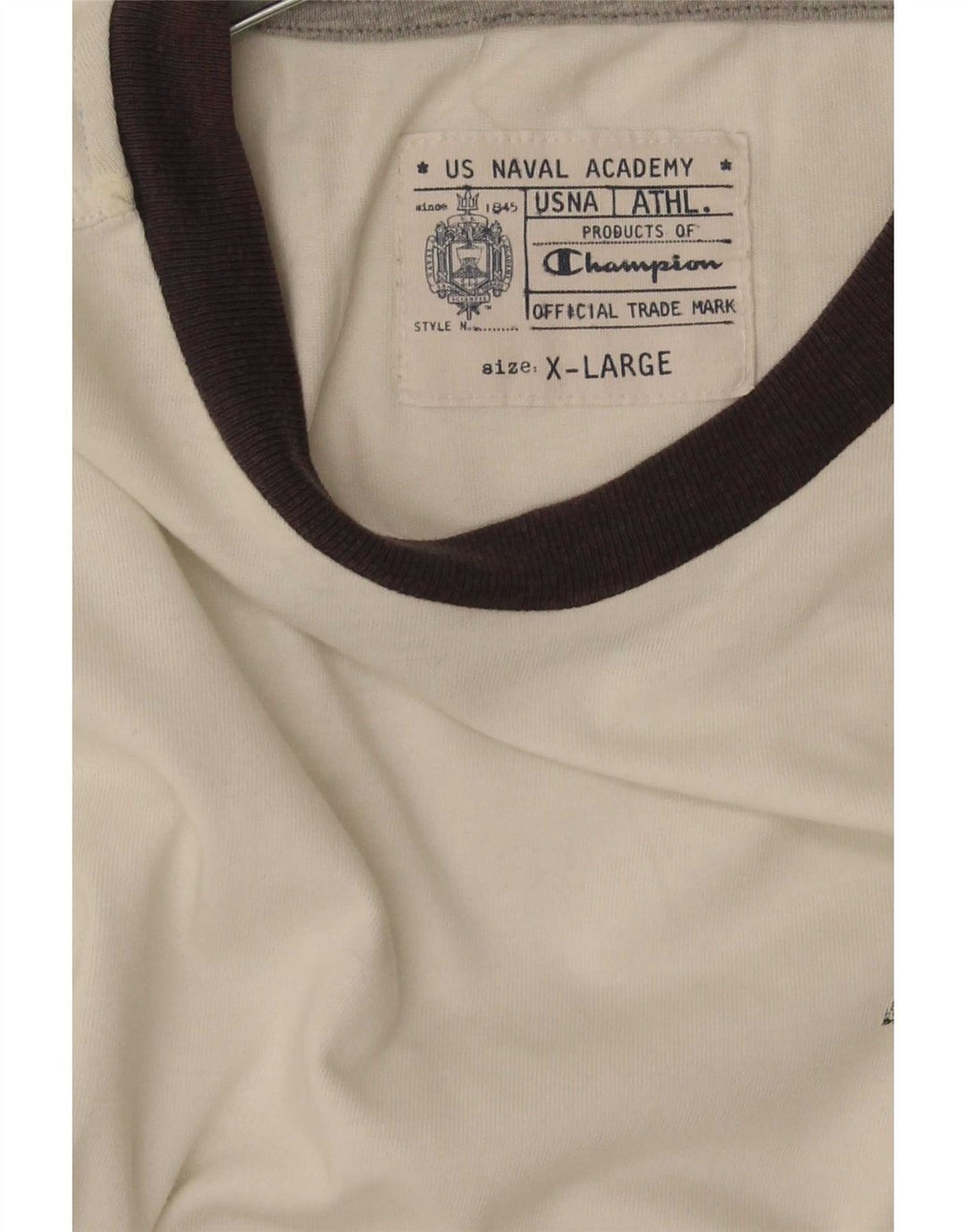 Champion Camiseta gráfica para hombre Top XL Blanco Colorblock
