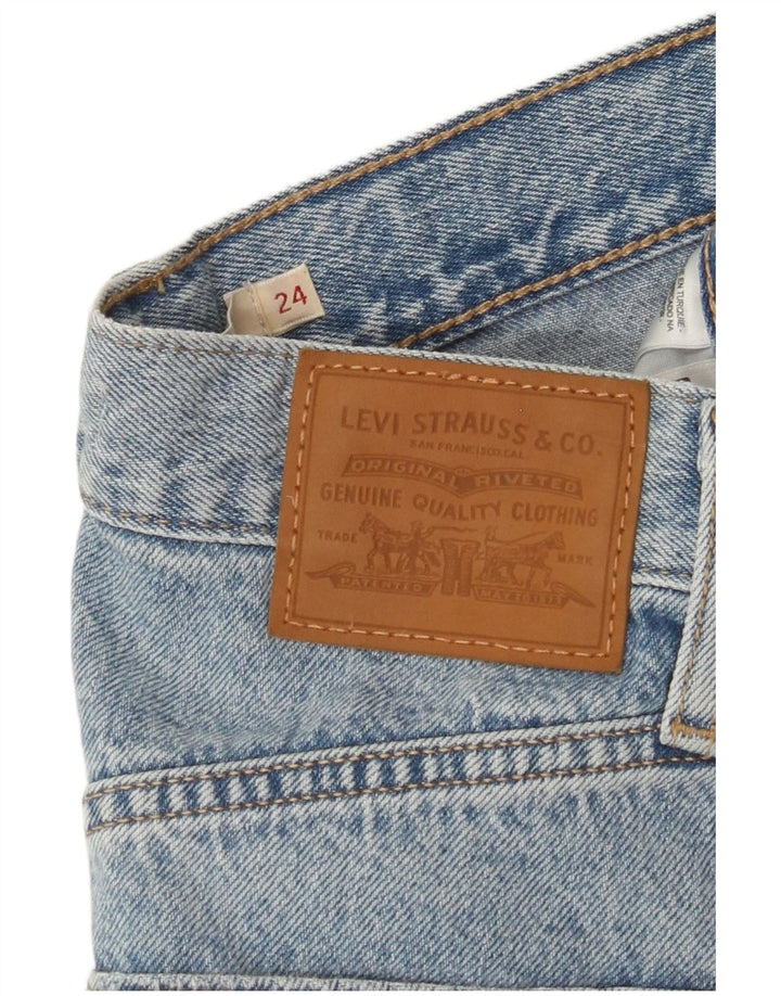 LEVI'S Shorts Vaqueros Mujer W24 XS Algodón Azul