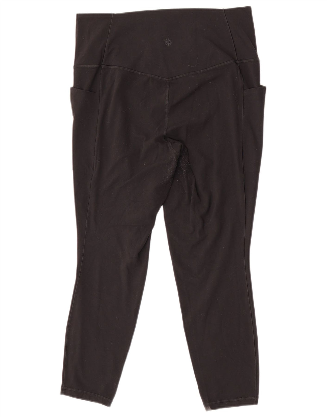 Athleta Leggings Capri para Mujer UK 46 Grande Nylon Negro