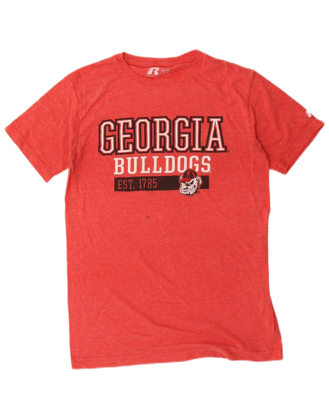 Russell Athletic - Camiseta gráfica para hombre, talla pequeña, poliéster rojo