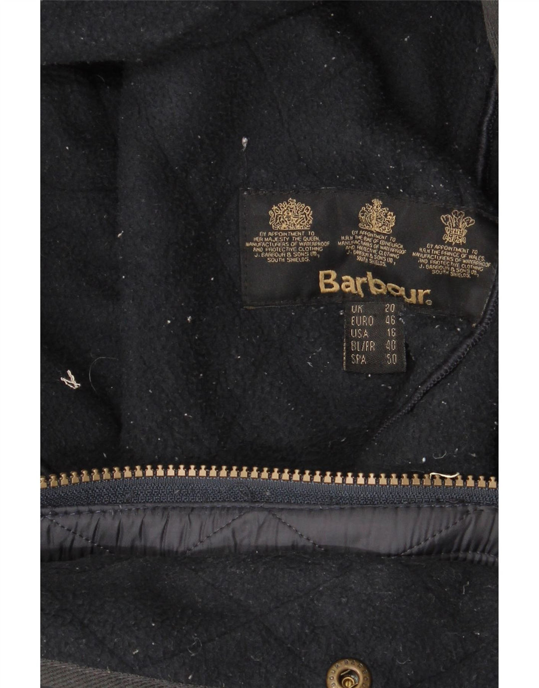 Chaqueta acolchada Barbour para mujer UK 20 2XL Azul marino