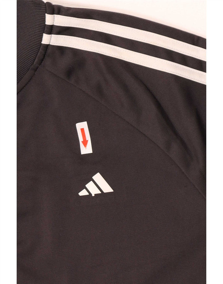 Adidas Chaqueta de chándal para niño 13-14 años Gris Colorblock Poliéster
