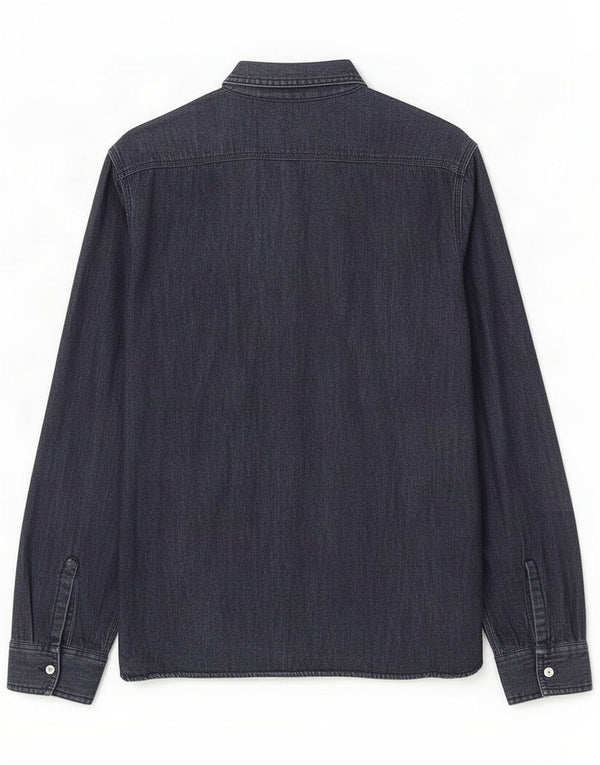 Levi's Camisa vaquera para hombre grande de algodón azul marino