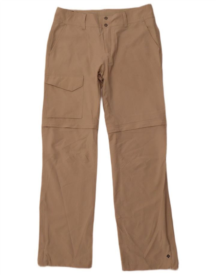 COLUMBIA Pantalones cargo rectos para mujer US 8 Medium W30 L32 Beige