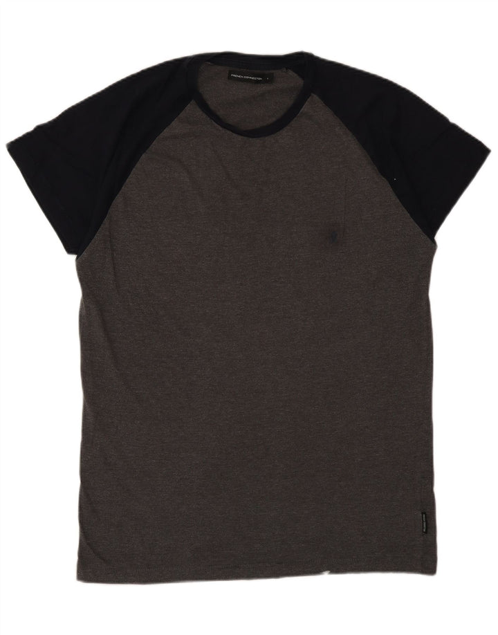 French Connection Camiseta de ajuste regular para hombre, talla grande, gris