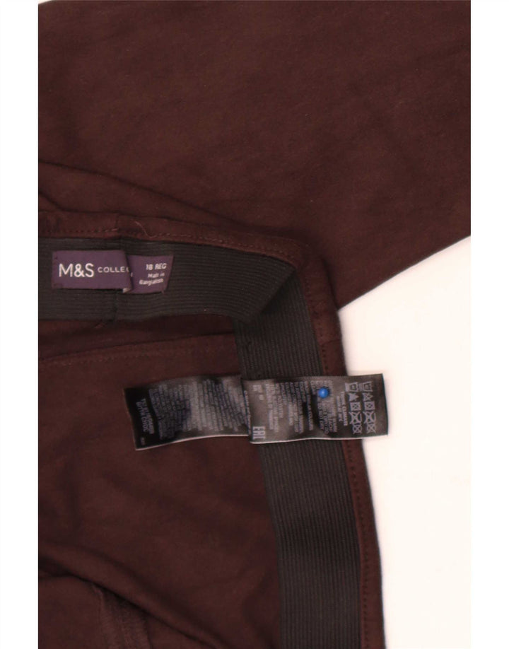Marks & Spencer Leggings para mujer ES 40 XL Poliéster marrón