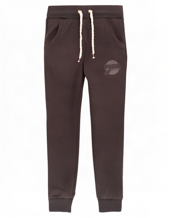 Puma Mujer Chándal Pantalones Joggers UK 6 XS Negro Algodón